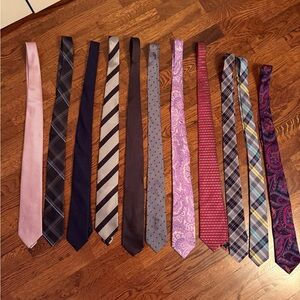 Elegant Men's Tie Collection (10 Pieces)